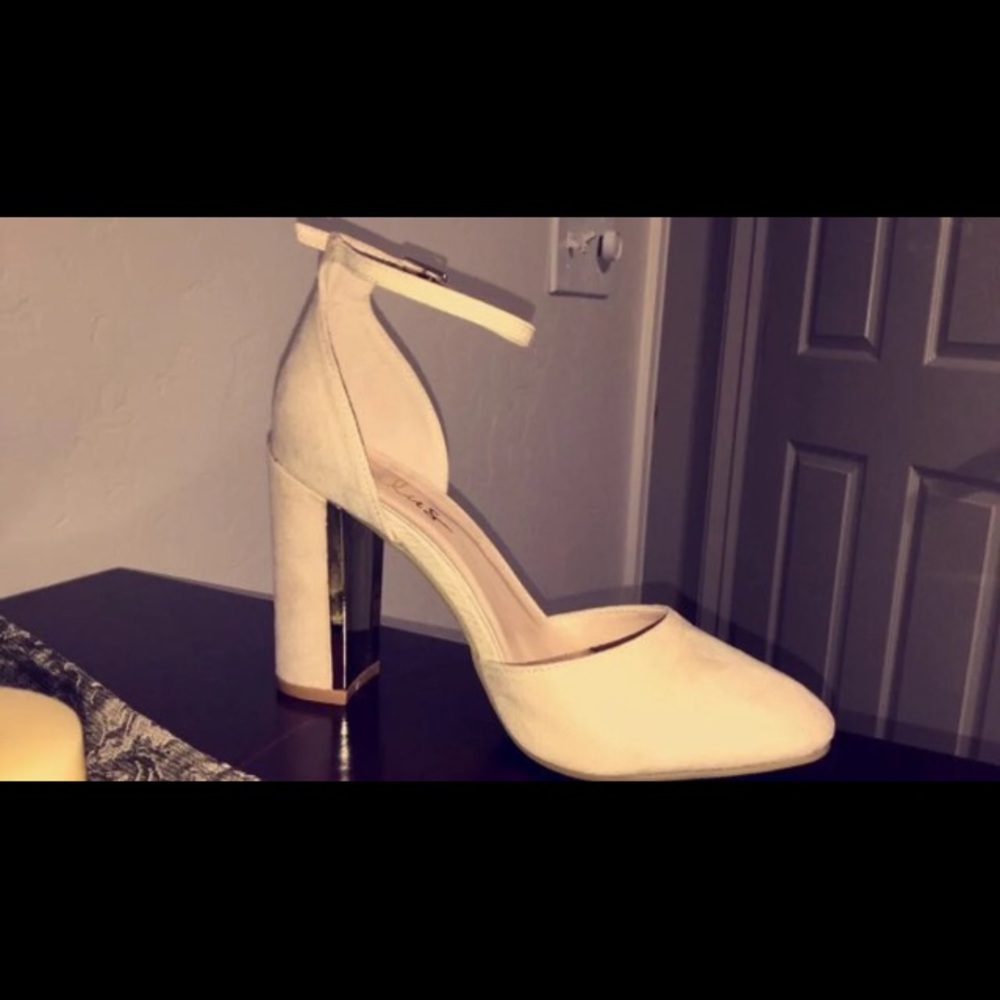 Lulus Laras Nude Heels